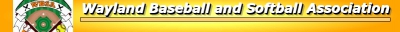 Wayland Baseball & Softball Association - Logo